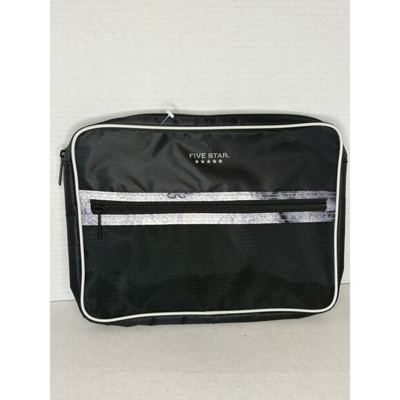 Mead Five Star Tech Sleeve Chromebook & Laptop Storage 11" Zip Close Black Grey - Picture 2 of 10